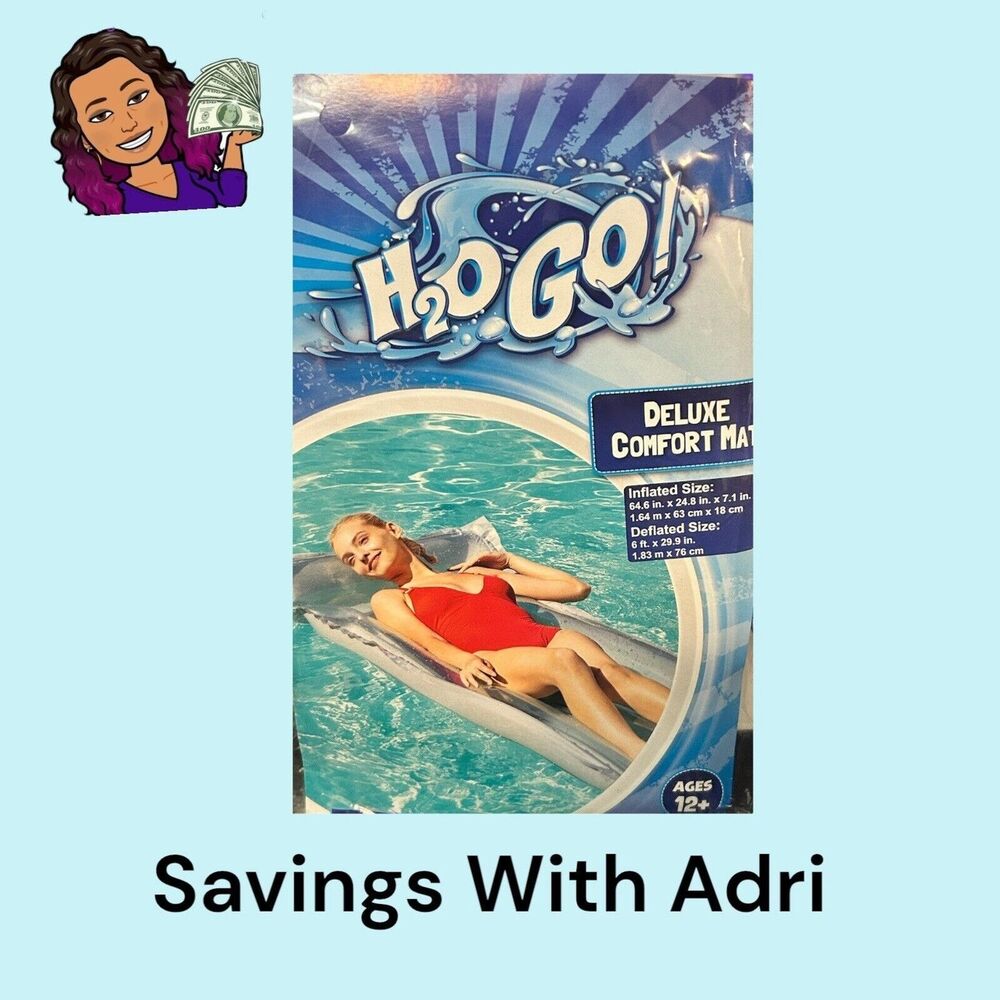 H2O Go Deluxe Comfort Mat 64.6 in x 24.8in x 7.1in  Ages 12+
